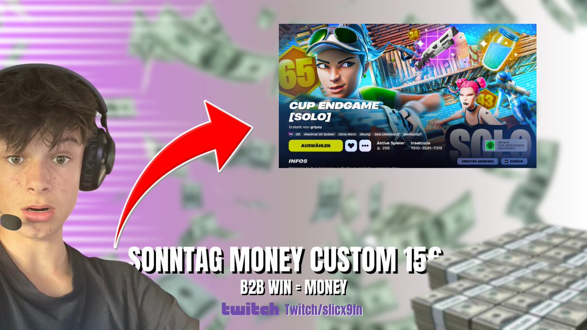 🚨 **MEIN ERSTES TURNIER JEMALS!** 🚨 
**Wann:** am 21.9.25 (diesen Sonntag)
**Um was geht es?** Es werden 20 Runden Gespielt das sind 2 Games (auf der Cup End Game Map von Gripey) und wer die beiden Games (also ein B2B win holt) für sich entscheiden kann GEWINNT 15€