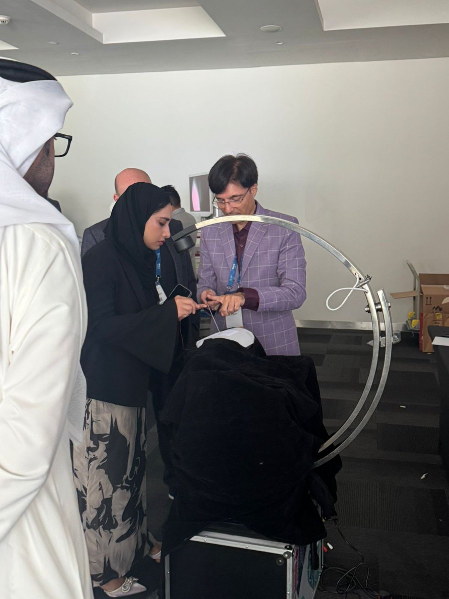 AshishRawandale's tweet photo. Happy to see #Tejnaksh innovative #simulators being used at the Endourological Masterclass for Stone Disease (#PCNL, #FURS, #ECIRS) during #ICSEUS2025, #Abudhabi
👏 Kudos
#Tejnaksh #Innovation #MedicalTraining #Simulators #ICS #EUS #PCNL #FURS #ECIRS #StudentTraining https://t.co/zTICYdMHEg