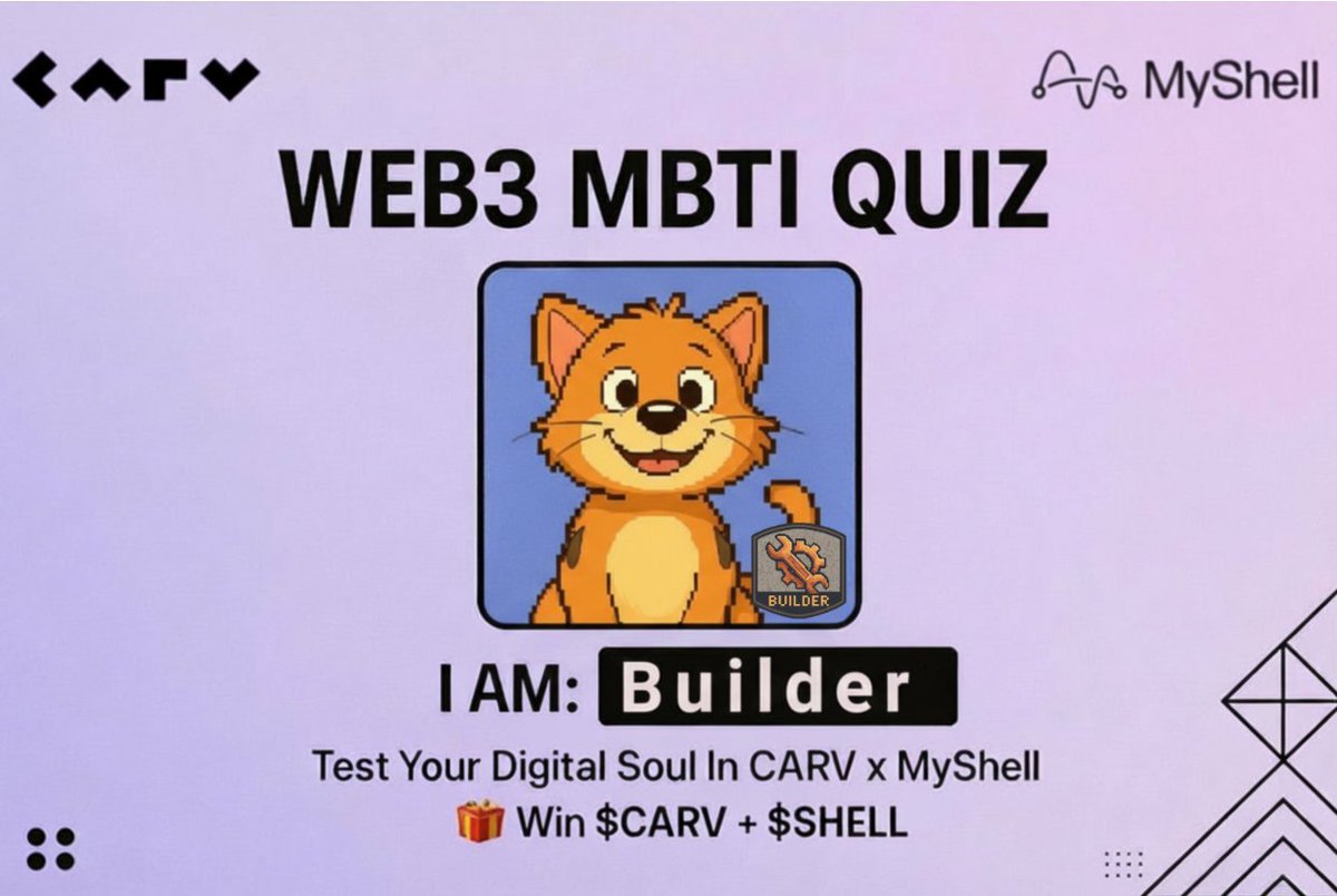 kang78079173178's tweet photo. I am Builder!!!🥰
@carv_official @myshell_ai #CARVOnChainAIBeings https://t.co/pFT07MR1bM