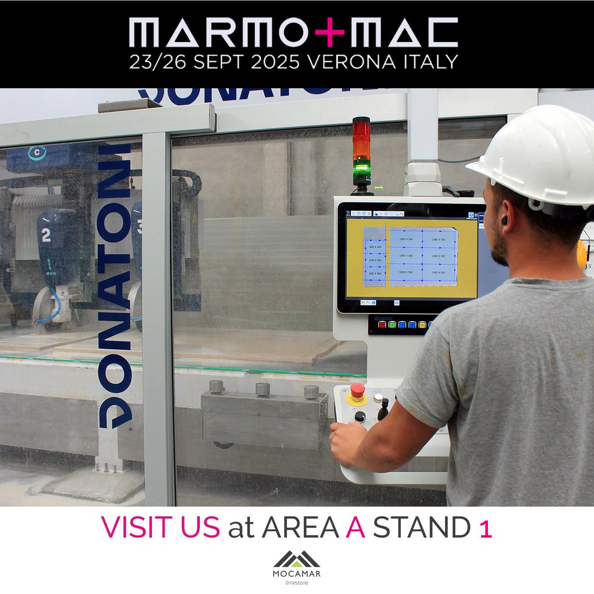 mocamar3's tweet photo. VISIT US at MARMOMAC 2025
23/26 SEPT - VERONA
AREA A - STAND 1
#marmomac #marmomac2025 #verona #feiraverona
#mocamar #mocamarlimestone #limestone
#veronafiere #mocacreme #veronafiere2025
#bluelimestone #beigelimestone #creamlimestone
#portuguesequarry https://t.co/ihabpk1Xyv