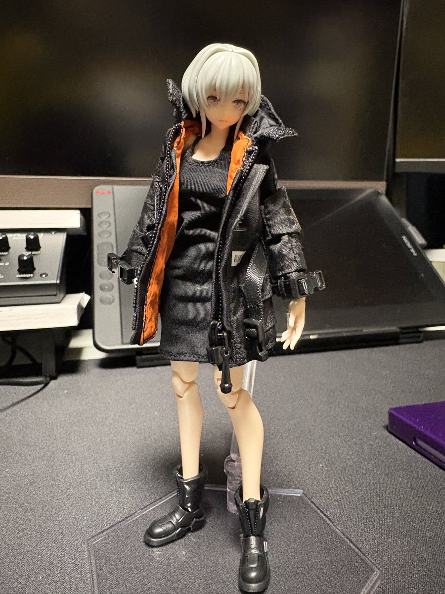 初めての美プラ完成した〜！ PLAMAX Xi-Ⅲ outfit set 布製衣装に惹