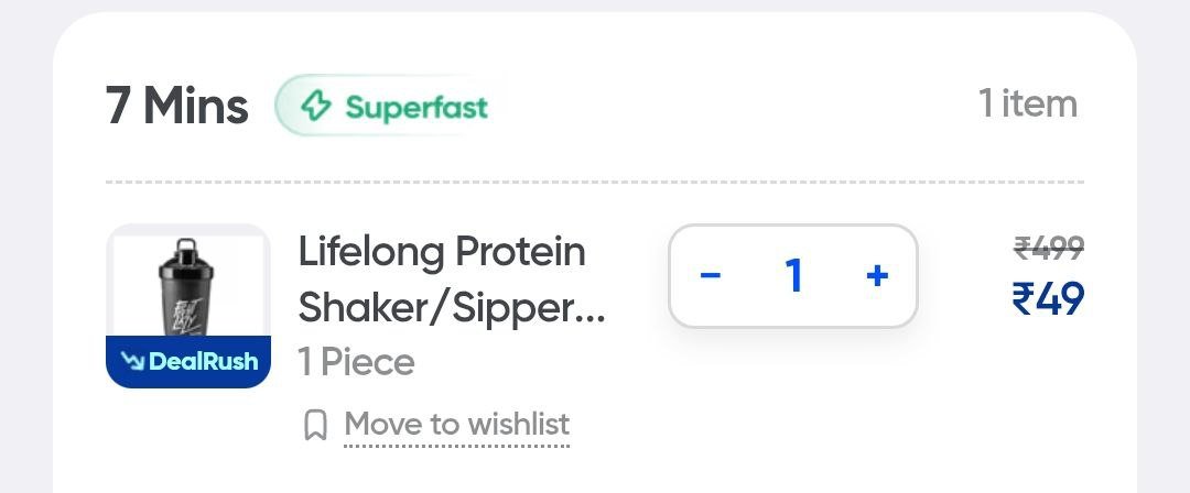 TechyBoostDeals's tweet image. Swiggy instamart Loot

Protein Shaker Bottle @ ₹49

Buy link : swiggy.com/stores/instama…

#Swiggy #Instamart #Fitness
