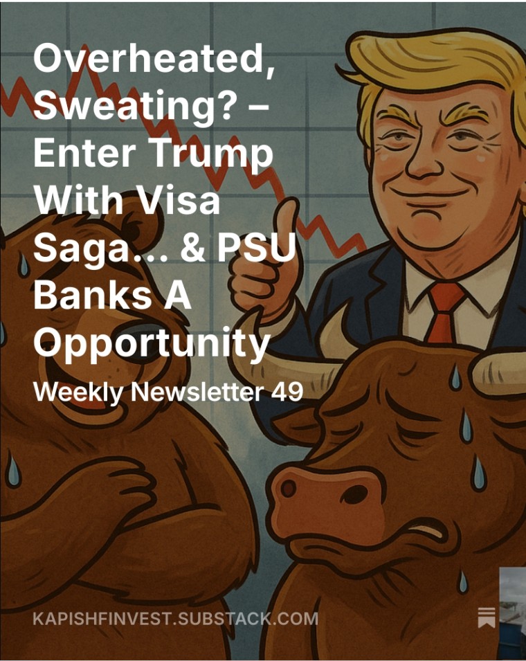 KapFinMFSIP's tweet image. Markets look tired after the rally… but PSU Banks whispering a comeback story. 👉
tinyurl.com/KapishNewslett…