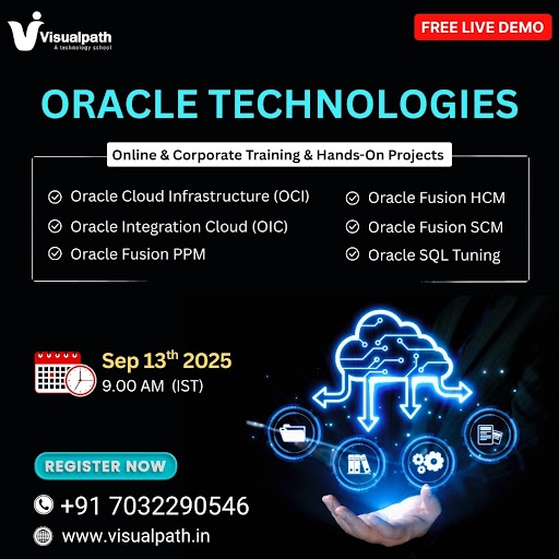 naveenkvis67093's tweet image. Boost your IT career with #OracleIntegrationCloud Training in Hyderabad at #Visualpath. Our Oracle Integration Cloud Training Institute offers real-time projects, hands-on exercises, industry-ready skills. call +91-7032290546 .
Visit:visualpath.in/oracle-integra…