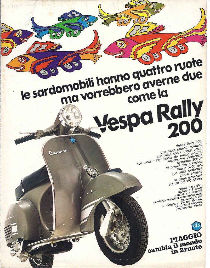 Vespa Rally 200 😍 #scooter #lambretta #vespa