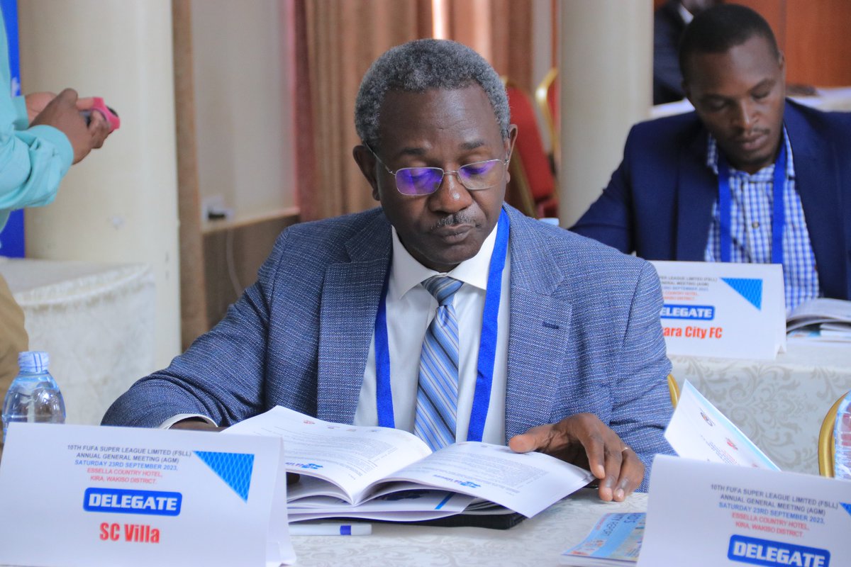 Damba_Allan's tweet photo. Villa CEO Eng. William Nkemba at the UPL AGM in Jinja: "While everyone is embracing the new format, I want to categorically state that Villa is rejecting it in TOTALITY."
Via @SportingFred. https://t.co/yy1ea3CJ6P