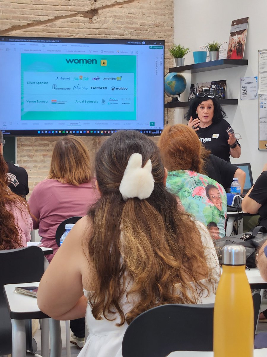 xavierbuch's tweet photo. Sábado de aprendizaje en #WomenInFabric (1/2). Por la mañana, sesiones muy interesantes donde nos explican como #Fabric ha venido a vitaminar #PowerBI #WomenInTech @intelequia @MicrosoftES @Microsoft @TimirahJ https://t.co/skHIcA7qFO