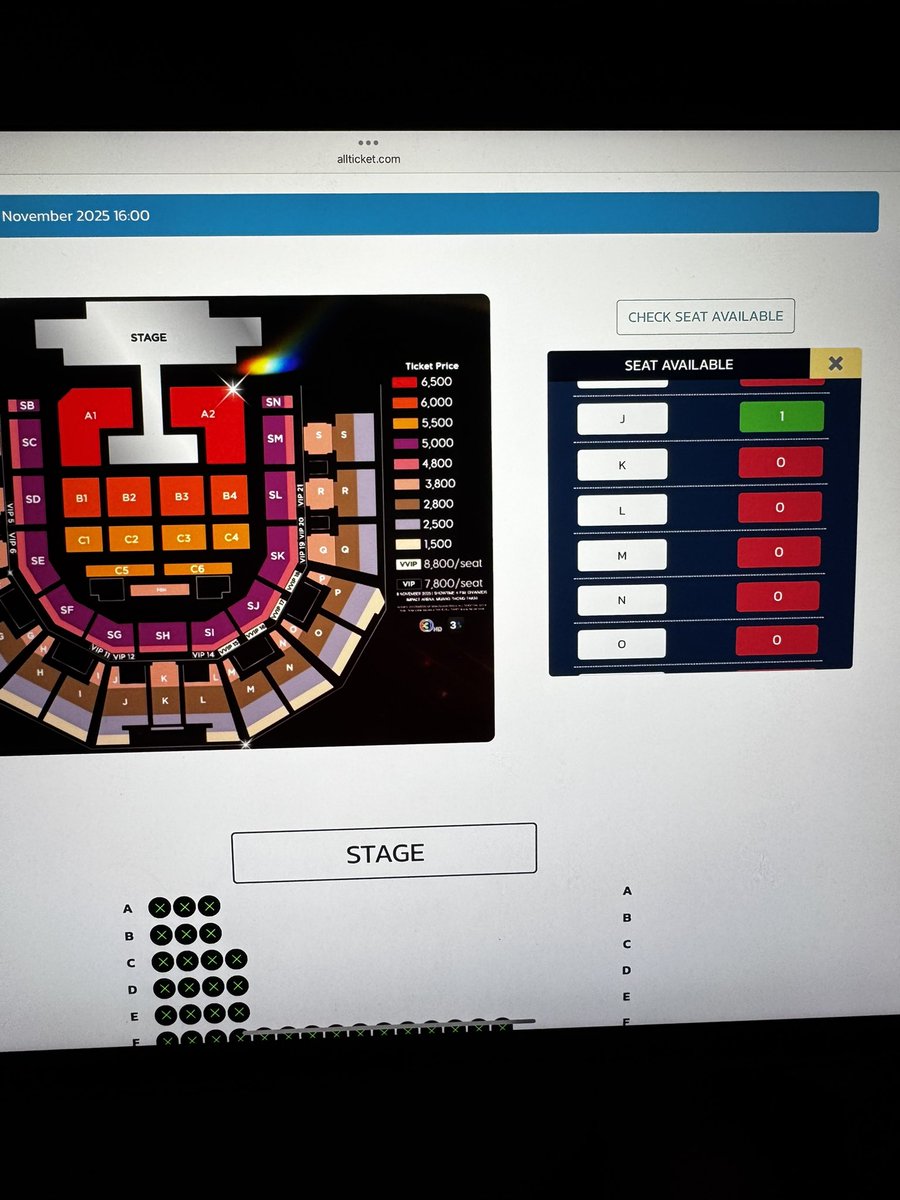 zeisha48's tweet photo. @palermxll Damn you were lucky my screen didn’t even show the available seats https://t.co/Zwqe9dh9Ru