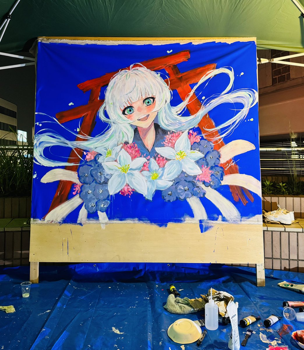 An amazing masterpiece is complete🎉⛩️

🎨<a href="/YQCre8/">YQ</a>