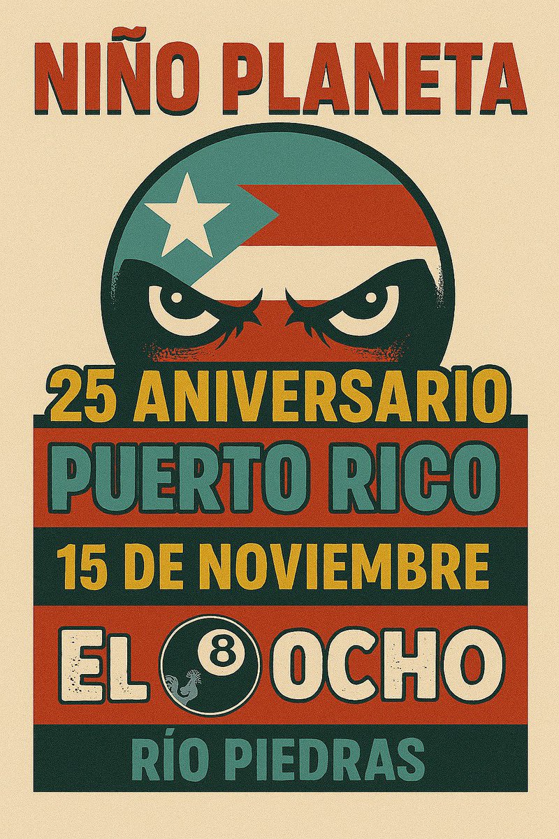 ninoplaneta's tweet photo. ¡25 años de rock &amp; roll! https://t.co/hG3TYER58g