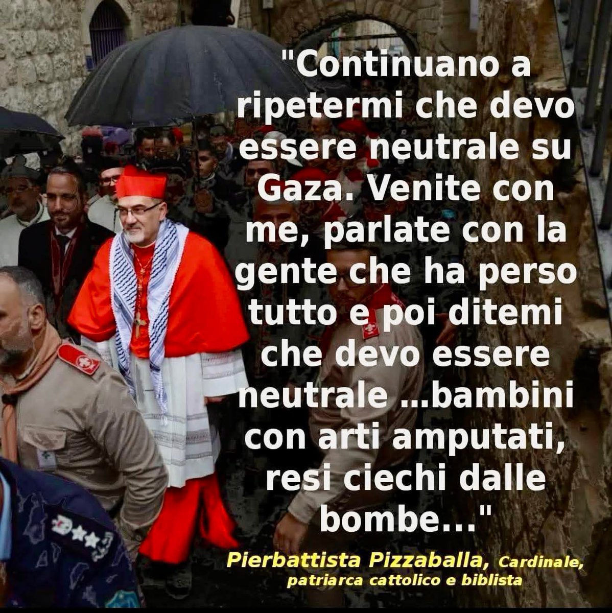 Alfredo19_7's tweet photo. Adesso forse è più chiaro perché Pier Battista pizzaballa non è diventato papa? https://t.co/oxiTejdMFD