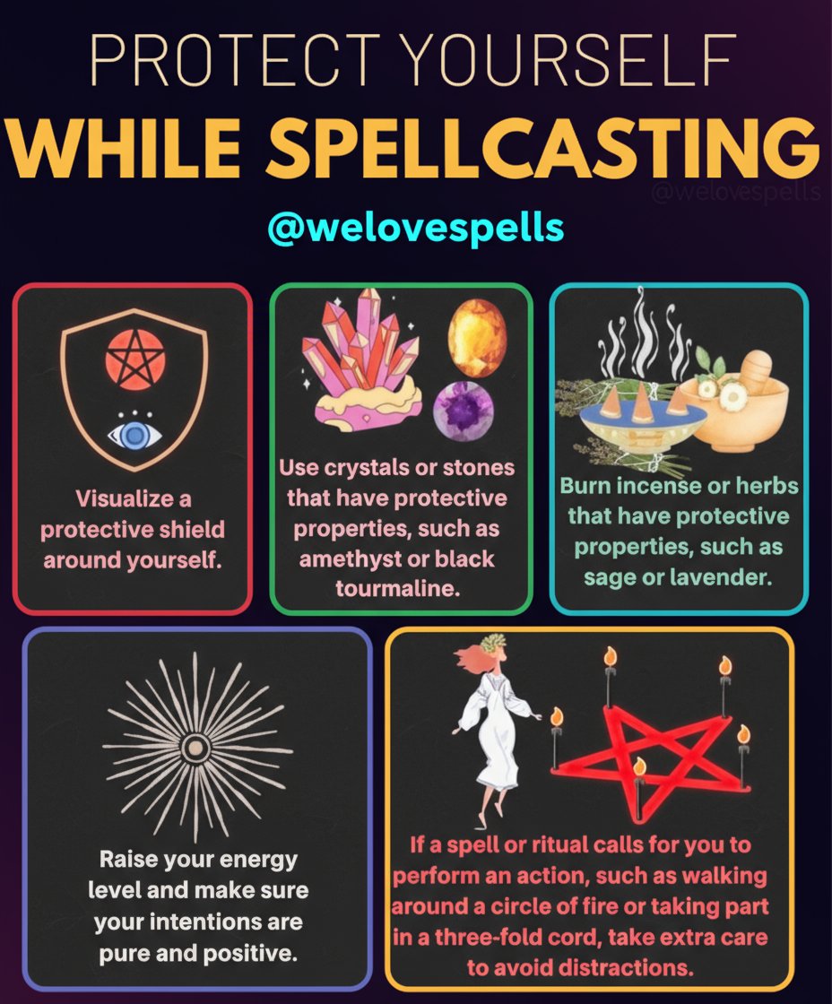 Spells and Psychics - Love Spell Caster (@spellsandpsychi) on Twitter photo Protection is key when casting spells.
๐ก๏ธ Shield yourself
๐ Use crystals
๐ฟ Burn herbs
โ๏ธ Stay positive
๐ฅ Avoid distractions
Keep your energy safe ๐ฎ ๐ spellsandpsychics.com Protection is key when casting spells.
๐ก๏ธ Shield yourself
๐ Use crystals
๐ฟ Burn herbs
โ๏ธ Stay positive
๐ฅ Avoid distractions
Keep your energy safe ๐ฎ ๐ spellsandpsychics.com
