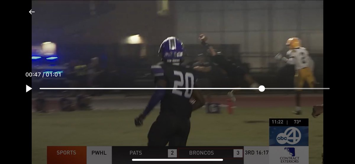 This is the most amazing catch I have ever seen by <a href="/ashtonK1910/">Ashton kellermann 2027 WR</a> for <a href="/PSIronHorseFB/">Philip Simmons Iron Horse Football</a>, see <a href="/SEisbergWCIV/">Scott Eisberg</a> for the Video #SCTop10