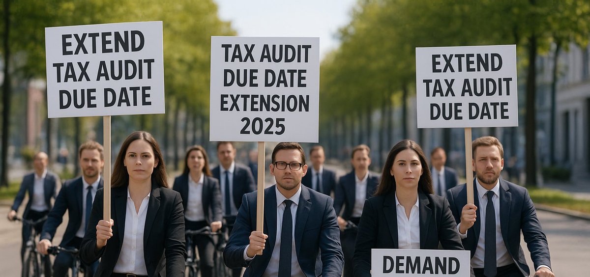 Suryanema's tweet image. If you want an extension of ITR and Tax Audit due dates, please like, repost, and share your comments on this tweet.

#extend_due_dates_immediately
#ExtendAuditDueDate