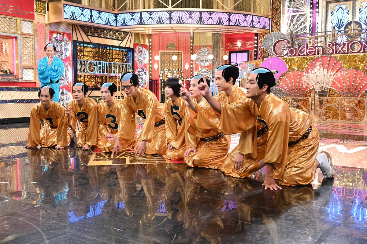 GoldenSixTONES's tweet image. ⋱放送まであと6時間⋰
今夜の #GOスト チラ見せ💎

全員真剣です。

正座の理由は今夜9時からの
#GoldenSixTONES で🙇‍♂️