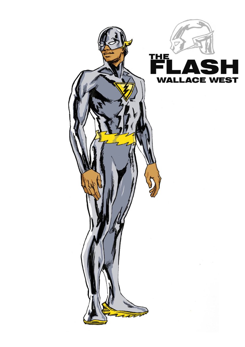 Here’s everything I have designed so far for the next-gen Justice League. Might tweak the Wonder Woman suit but mostly I am happy with it. I am doing Lantern and Aquaman next, but debating whom to add to make seven. Thoughts? #dccomics