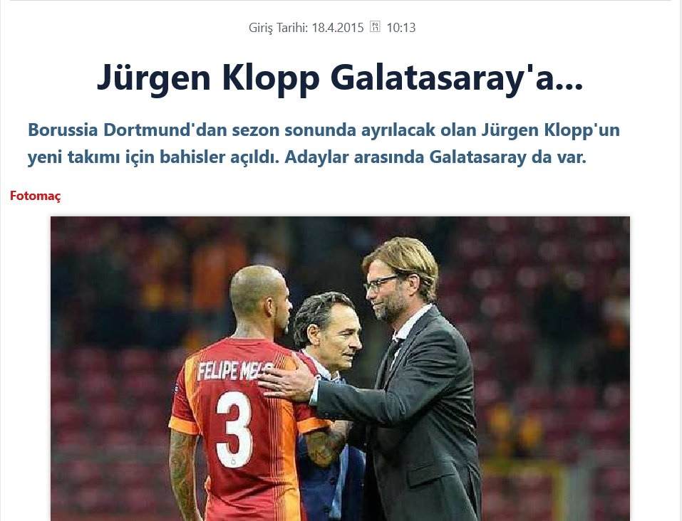 Artık kavuşmamızın zamanı gelmedi mi

Jurgen Kloop Galatasaray...

 #JurgenKloopCimboma