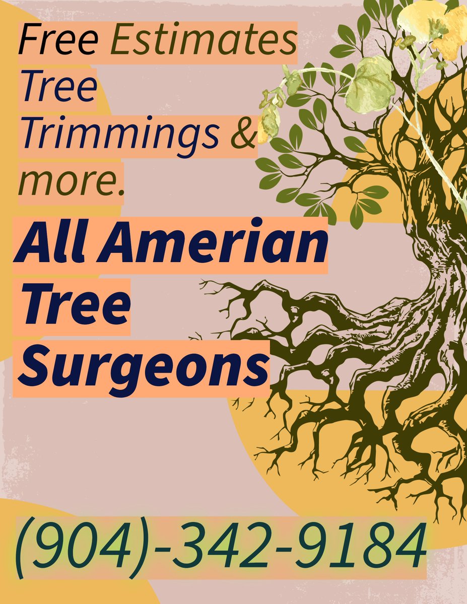 TreeShane's tweet image. All American Tree Surgeons – Professional Tree Care You Can Trust. Serving St. Augustine and the surrounding area for over 20 years. As a licensed and insured local business, we take pride in our work. 

For a free estimate, call us today at (904) 342-9184 or