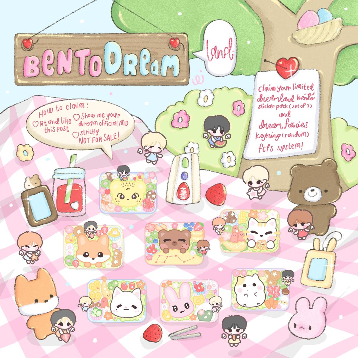 ꒰ rts &amp; likes are appreciated ♡꒱  

⁺⊹˚.⋆ dreamland bento ⁺⊹˚.⋆
Dream the Future in Jakarta freebies by <a href="/drmlogy/">ೀ</a>

09/27 &amp; 09/28
exact time and location tba !

.ᐟ please read the rules carefully ♡
.ᐟ following is optional, but i will lock my account on d-day !
.ᐟ