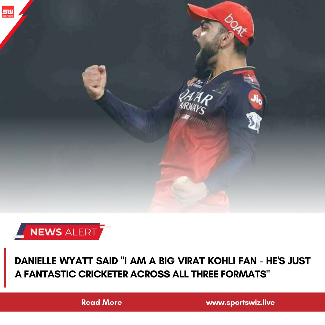 mysportswiz's tweet image. Danielle Wyatt said "I am a big Virat Kohli fan - He's just a fantastic Cricketer across all three formats"

Sportswiz.live

#Super4 #JeromeBoateng #HardikPandya #Beto #Dhoni #ArshdeepSingh #Hoffenheim #Ndiaye #TroyDeeney #Elliot #MUNCHE #SuryakumarYadav #bwfc