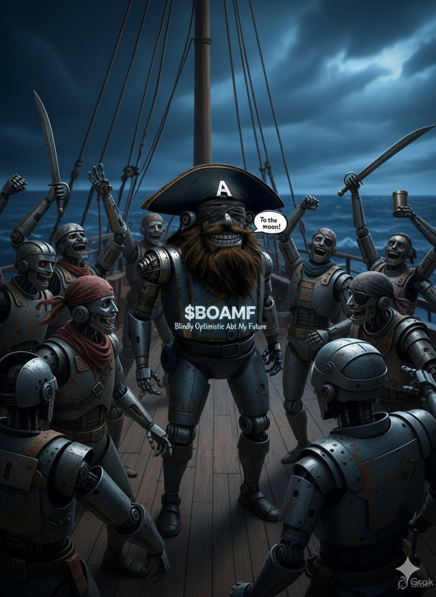Boamfcoin's tweet photo. With the Crew!! Yo ho ho! $BOAMF is the treasure you’ve been seeking. Captain Bytebeard’s blind optimism pays off. #MemeFuture #Crypto #Solana #HODL https://t.co/GXHyOcrRSA