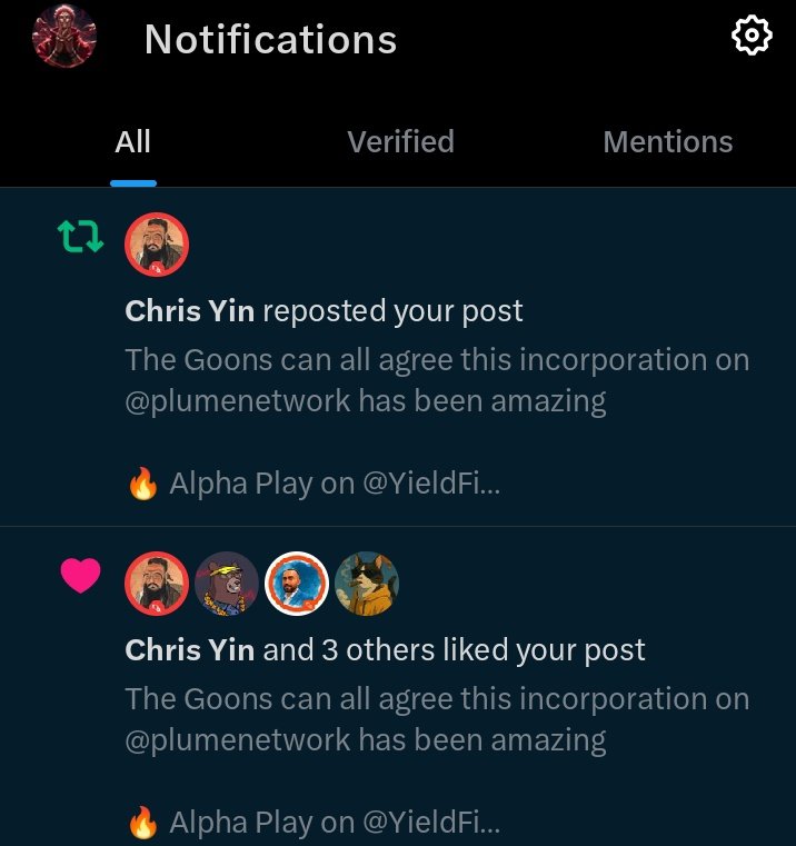 jozzy_cloudz's tweet photo. Amazing when you get noticed by a founder ! Not just any , but @plumenetwork one and only @chriseyin . Bullish on the ecosystem, Bullish on the team. 

Gplume goons https://t.co/B8nl3KJymz