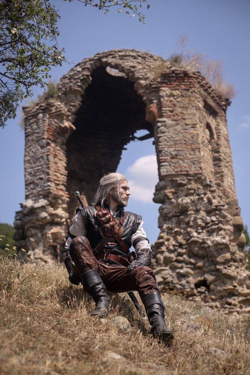 Amazing picture by roving.soul (IG) from the shooting of my Witcher mini-movie this summer ❤️