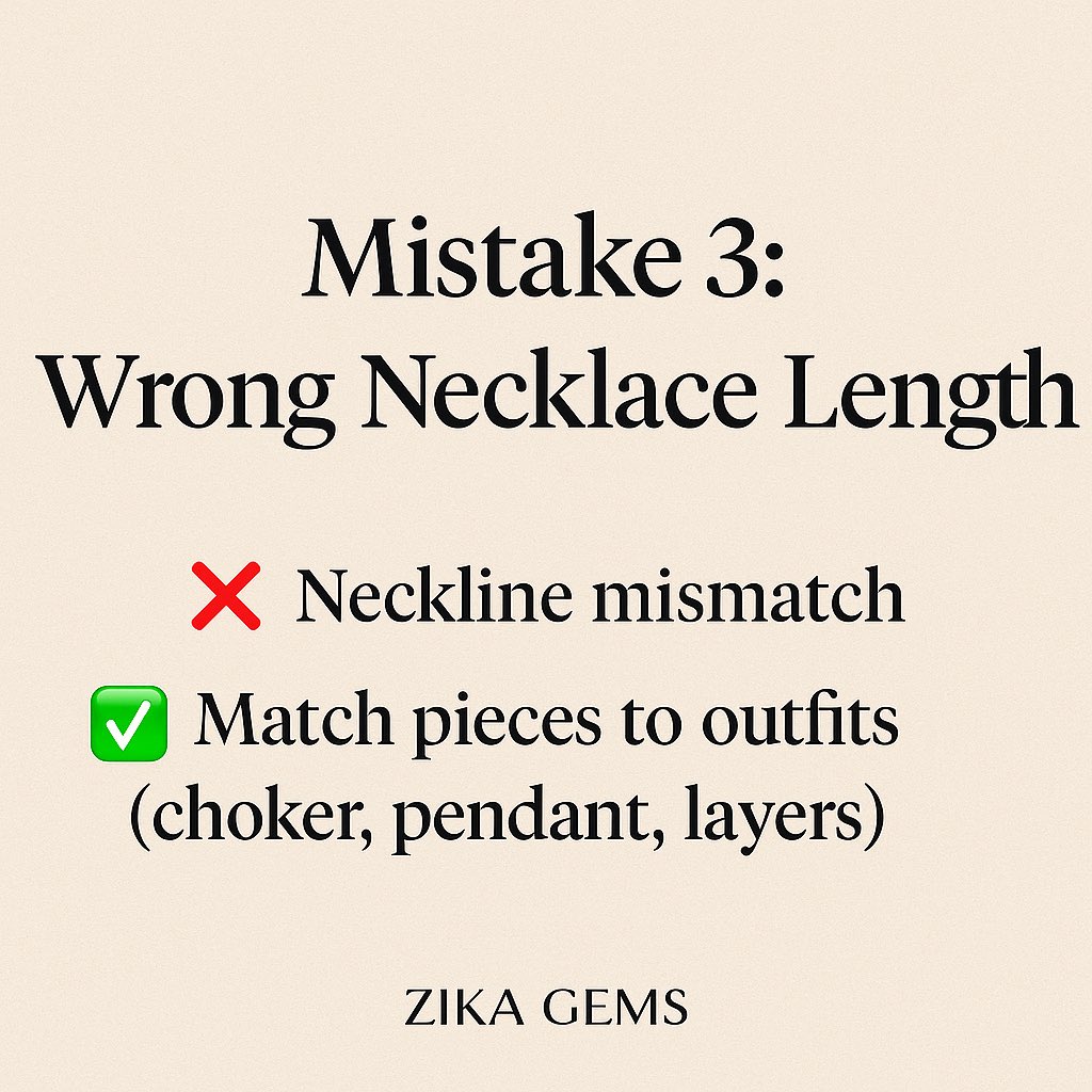 ZikaGems's tweet image. 5 Jewelry Mistakes
Making Your Outfits Look Cheap 😬 #ZikaGems #StyleTips #NonTarnishJewelry