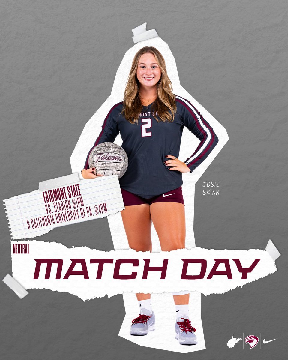 Fairmont State Volleyball (@fairmontvball) on Twitter photo It’s MATCH DAY again! We are back in Wheeling for Day 2 of the Atlantic Region Crossover hosted by Wheeling University!  We will take on Clarion at 1 pm, followed by Cal at 4 pm! Let’s do this! It’s MATCH DAY again! We are back in Wheeling for Day 2 of the Atlantic Region Crossover hosted by Wheeling University!  We will take on Clarion at 1 pm, followed by Cal at 4 pm! Let’s do this!