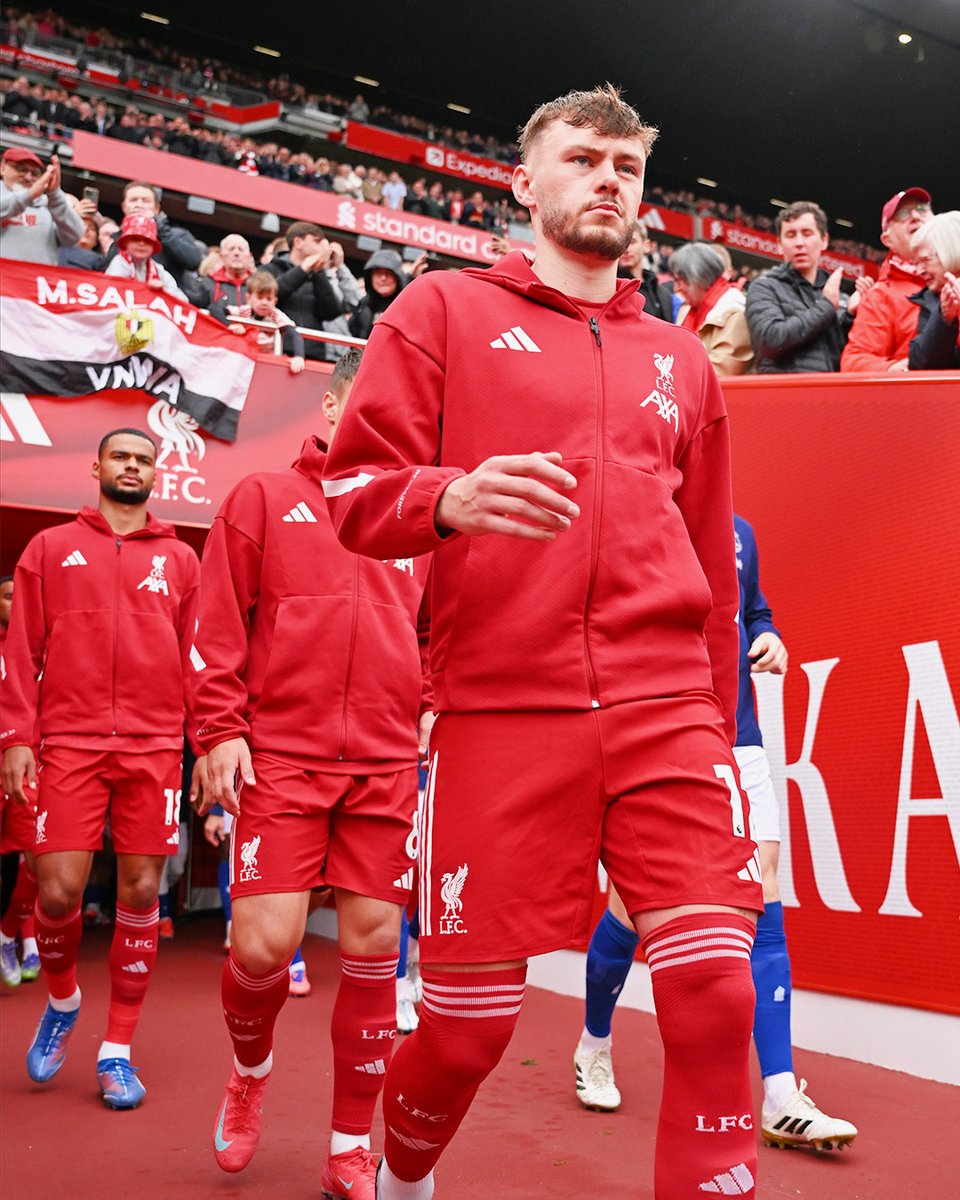 Stepping out at Anfield 🤩