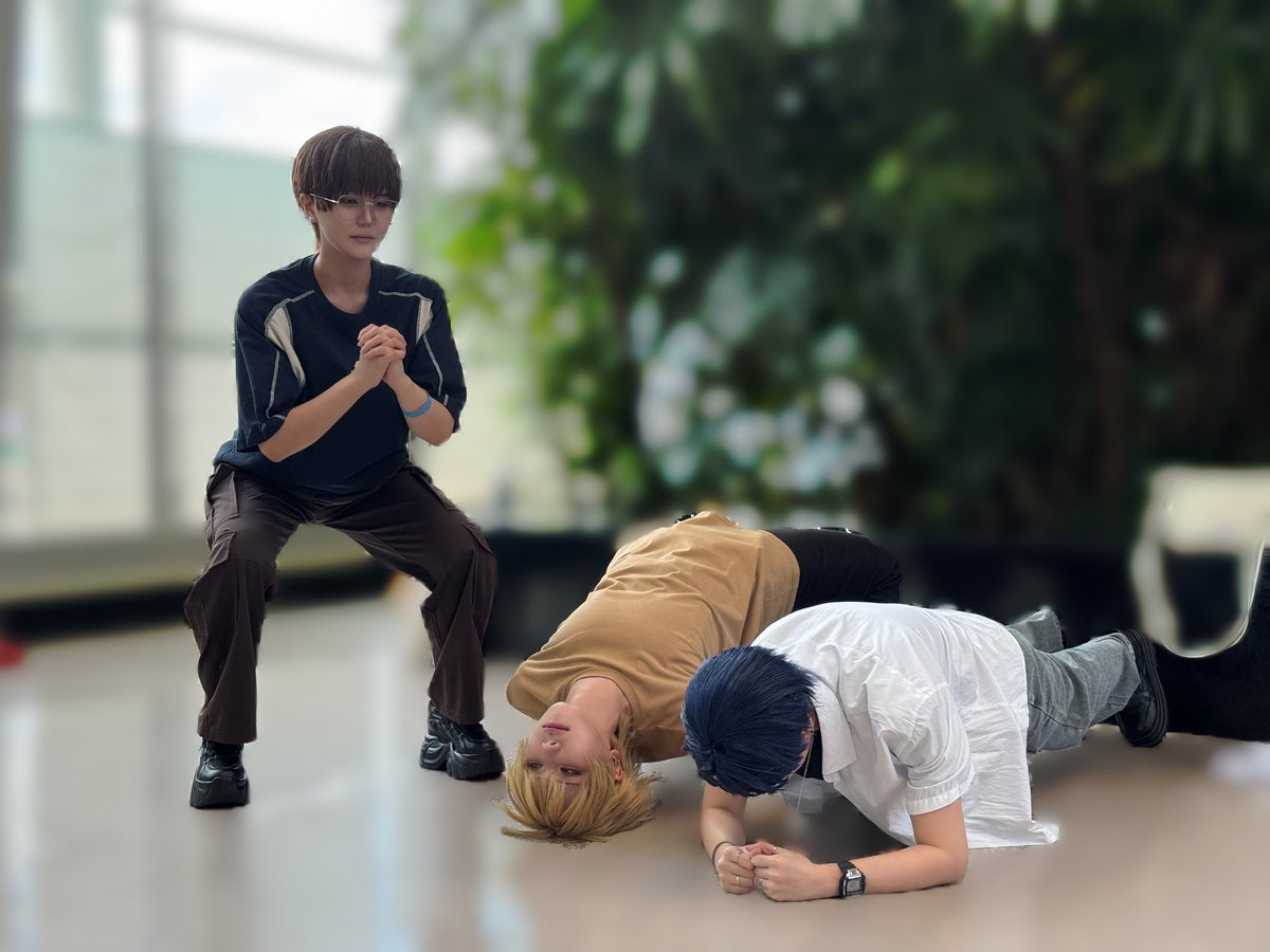 #원룸조교님
같이 하자. 
나도 영 몸이 
찌부둥해서.
(읏차)