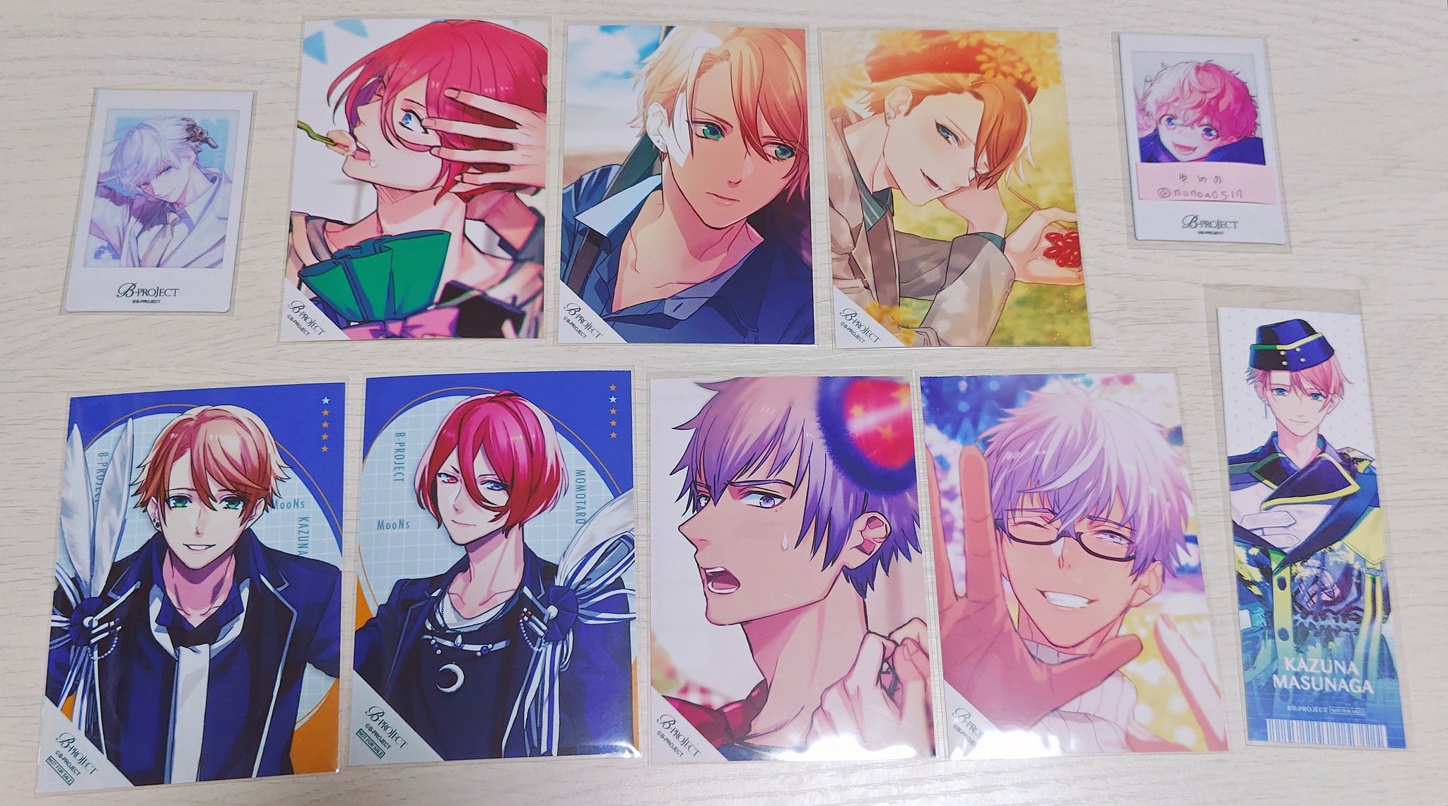 B with U 複製サイン入りチェキ風ブロマイド 音済百太郎 B-PROJECT B