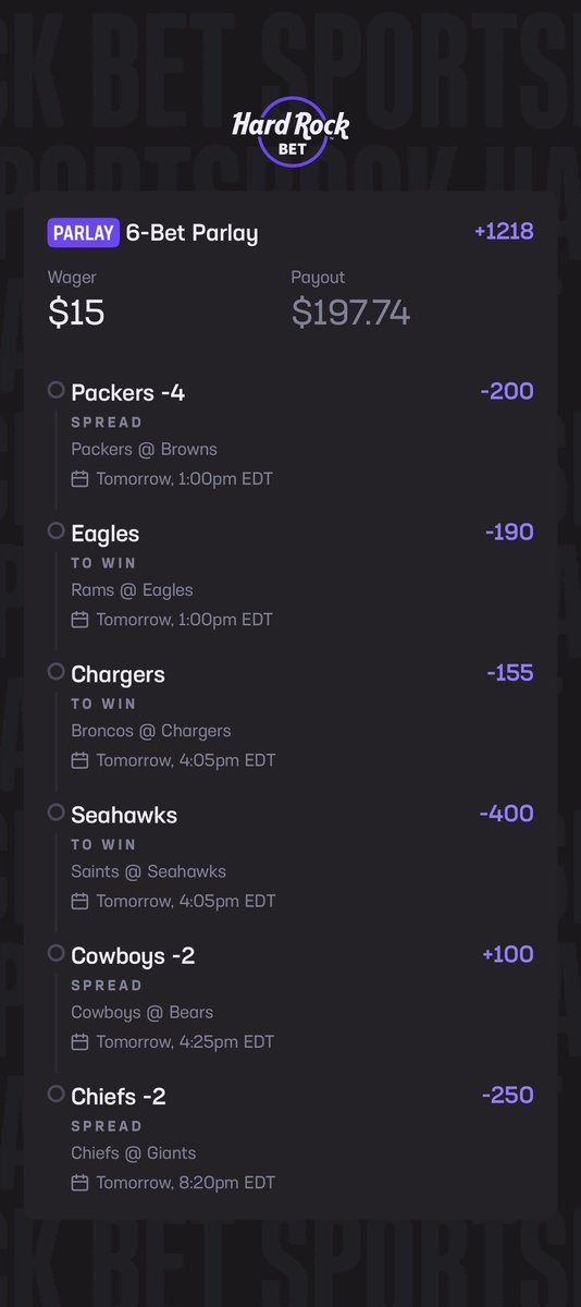 stackthesegains's tweet image. Who ruins this?

#NFL #SportsBettingX