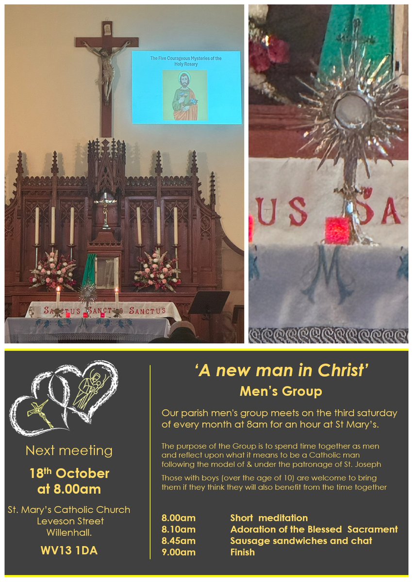 Many thanks to those who attended our first Men’s Group this morning. 

Great discussion afterwards too but really BBQ sauce on sausage sandwiches. Just not right!! 😂