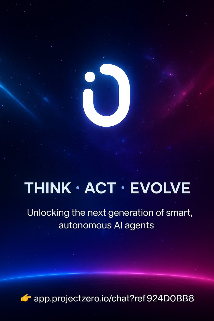 MydeAura's tweet photo. Thread: Unlocking the Power of Project Zero.

1/
Good afternoon fam❤️
I’m back again with something exciting, let’s talk about @ProjectZeroIO, one of the most promising projects in the AI x Web3 space.

If you’ve been looking for where the next big alpha is, this might be it 👇 https://t.co/yc4tUE4LUI
