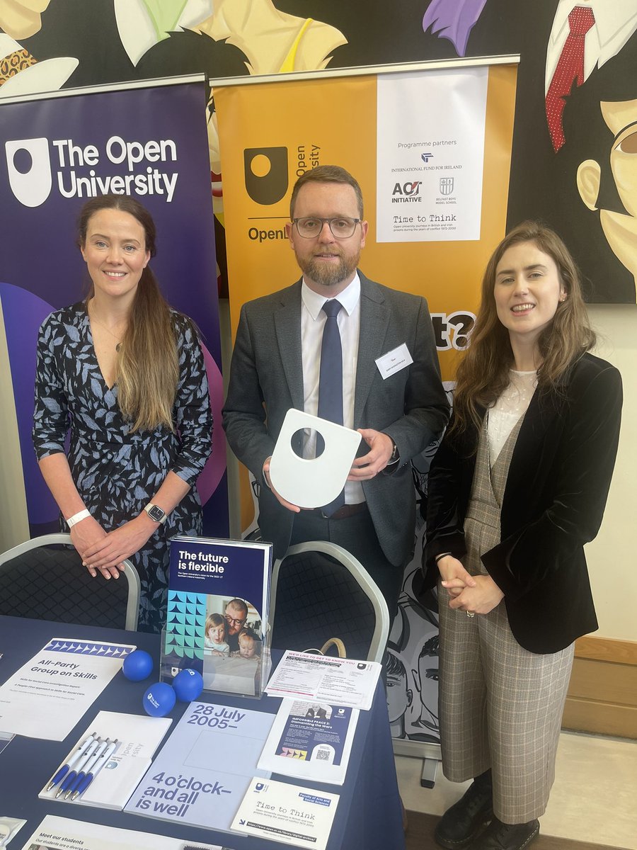 The OU in Northern Ireland (@oubelfast) on Twitter photo Thanks to everyone who visited The Open University stand at today’s <a href="/duponline/">DUP</a> party conference in Belfast.
Great conversations on how flexible learning is opening doors to higher education across NI.
#TheFutureIsOpen <a href="/GRobinsonDUP/">Gavin Robinson</a> <a href="/PhillipBrett21/">Phillip Brett</a> <a href="/paulfrewDUP/">Paul Frew</a> Thanks to everyone who visited The Open University stand at today’s <a href="/duponline/">DUP</a> party conference in Belfast.
Great conversations on how flexible learning is opening doors to higher education across NI.
#TheFutureIsOpen <a href="/GRobinsonDUP/">Gavin Robinson</a> <a href="/PhillipBrett21/">Phillip Brett</a> <a href="/paulfrewDUP/">Paul Frew</a>