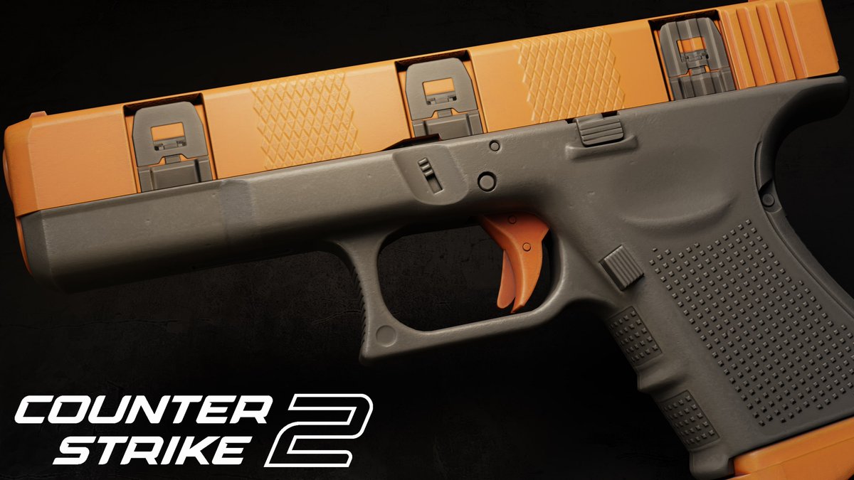 routinecs's tweet image. New case. New Glock. New skin. Meet the Glock-18 — CS2 Case! Now in an orange finish, with three locks and a new rare item icon.
Check out the Glock-18:
steamcommunity.com/sharedfiles/fi…