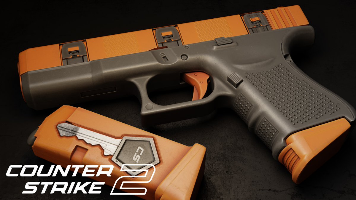 routinecs's tweet image. New case. New Glock. New skin. Meet the Glock-18 — CS2 Case! Now in an orange finish, with three locks and a new rare item icon.
Check out the Glock-18:
steamcommunity.com/sharedfiles/fi…