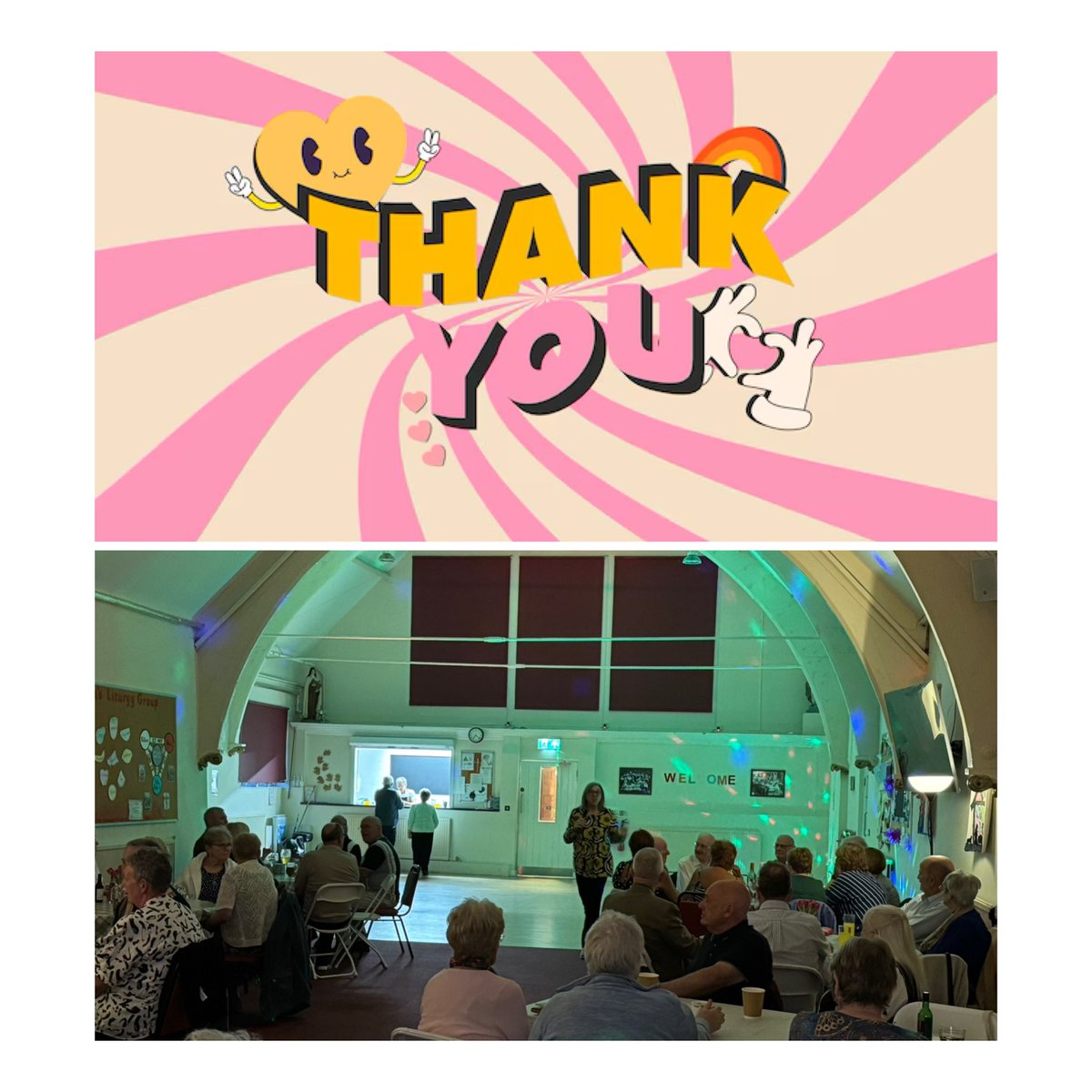 Not only did people have a fun night but we also raised a whopping £442 at our 60’s &amp; 70’s night. Many thanks to all who supported and organised.