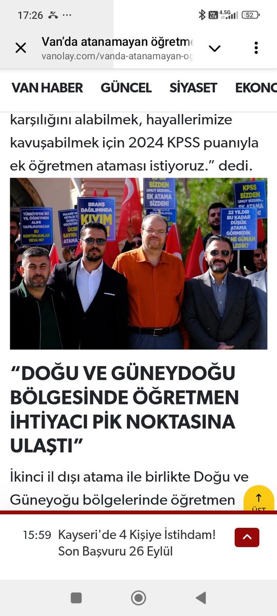 Öğretmen Köşesi (@ogretmenkosesi) on Twitter photo Bugün Van'da düzenlediğimiz 2024 kpss puanlarıyla ilave 25 bin öğretmen atama basın açıklaması <a href="/vanolaygazetesi/">VAN OLAY GAZETESİ</a>
Van miletvekilimiz sayın <a href="/Burhan_Kayaturk/">Burhan Kayatürk</a>
Beyefendi bizlerin bu mağduriyetini sayın <a href="/RTErdogan/">Recep Tayyip Erdoğan</a> Cumhurbaşkanımıza ileteceğini, bu mağduriyetimizin giderilmesi Bugün Van'da düzenlediğimiz 2024 kpss puanlarıyla ilave 25 bin öğretmen atama basın açıklaması <a href="/vanolaygazetesi/">VAN OLAY GAZETESİ</a>
Van miletvekilimiz sayın <a href="/Burhan_Kayaturk/">Burhan Kayatürk</a>
Beyefendi bizlerin bu mağduriyetini sayın <a href="/RTErdogan/">Recep Tayyip Erdoğan</a> Cumhurbaşkanımıza ileteceğini, bu mağduriyetimizin giderilmesi