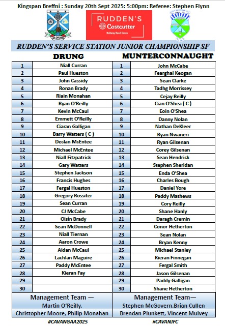 Official Cavan GAA tweet media