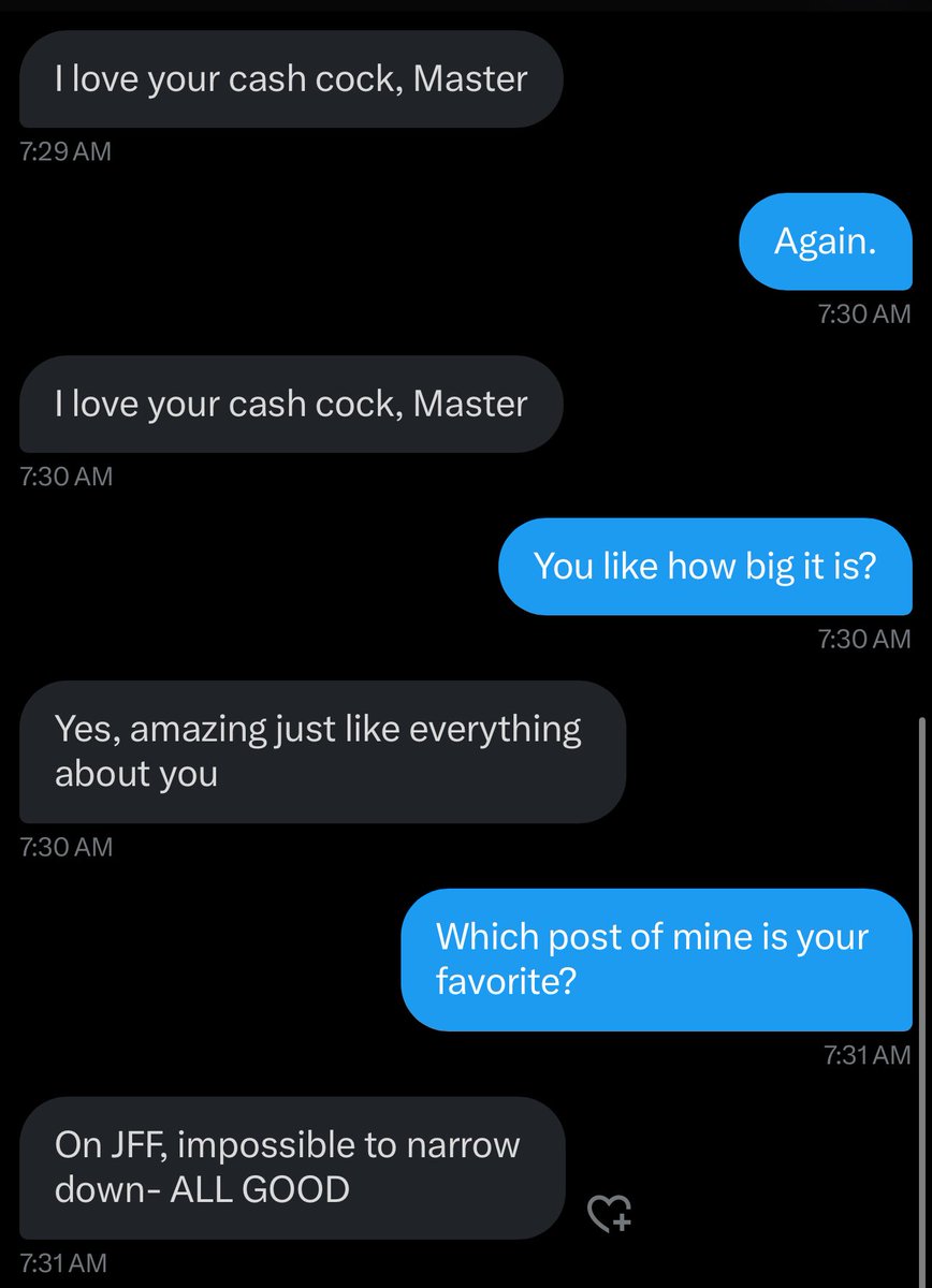 Diaper cash cucks don’t need money.