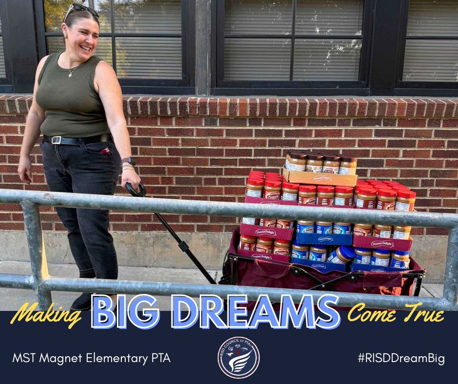 risdpta's tweet photo. We love seeing the power of PTA—bringing people together, building community and giving back. ✨
Just look at how that's happening across RISD lately:
🍩 Donuts with Grownups
🍔 Spirit Night fundraisers
📚 Author visits
🥜 Food drives & community service
#RISDDreamBig #RISDPTA https://t.co/w0Y5onesx8