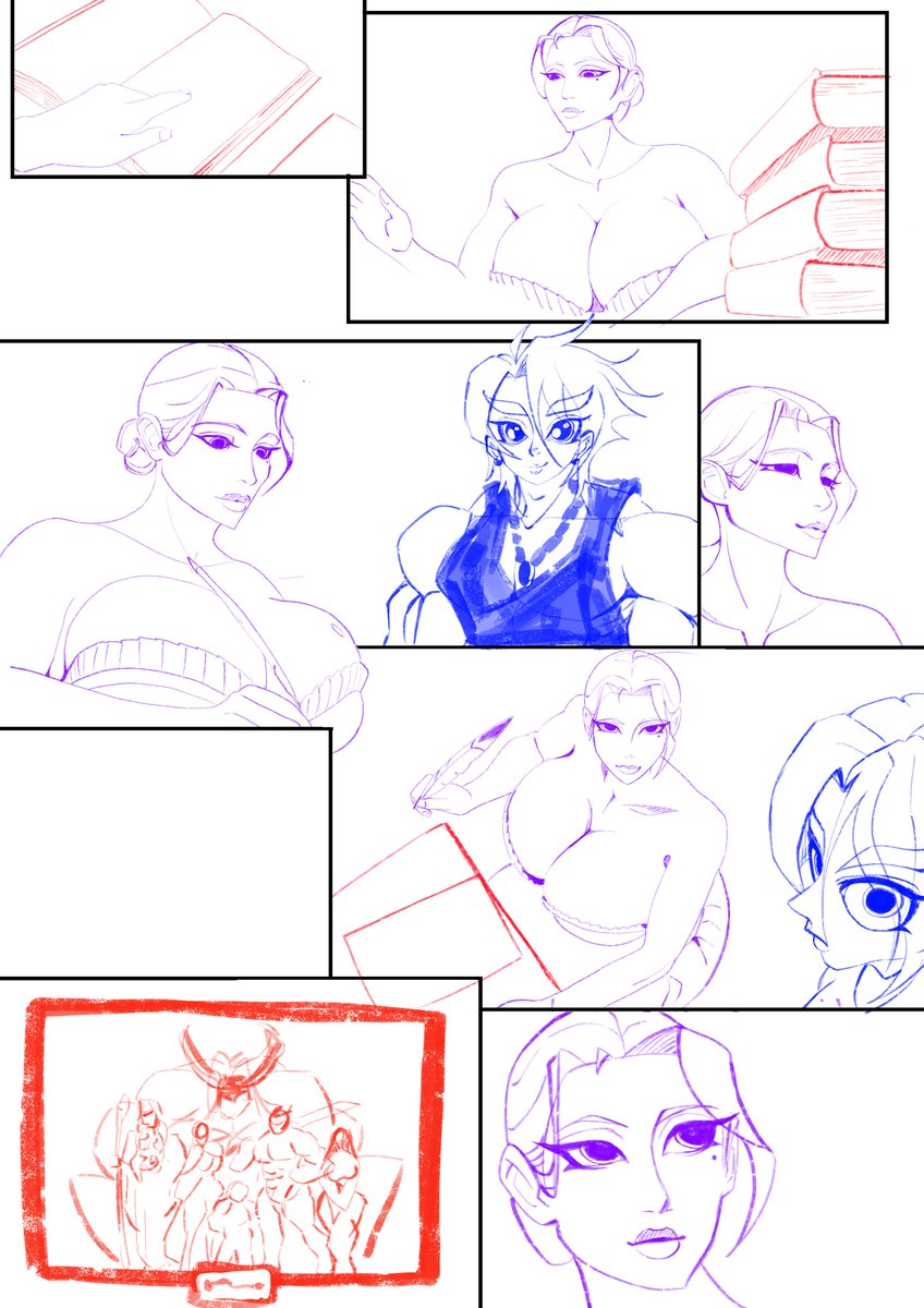 Sneak peek at a page sketch for my up coming comic, The Tower of Zion, more updates to come, please look forward to it. #comic #ComicArt #ocart #worldbuilding #fantasy #sketch #thetowerofzion