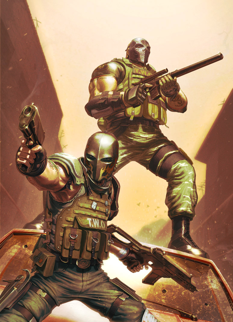 Nobbie_OCs's tweet image. Army of Two IDW comic cover art by Chester Ocampo