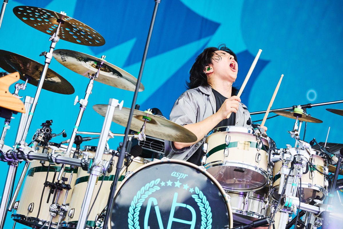 nd__nb's tweet photo. イナズマロックフェス2025
ありがとうございました！！

またメンバーの夢が叶う瞬間に立ち会えた！
聡ちゃん西川さんコラボ、心からおめでとう。
最高のフェスでした！！ https://t.co/aYUicbEIyd