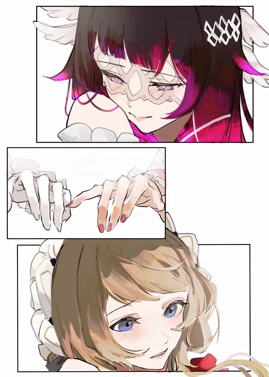 Sa_3987's tweet image. 想像しただけでキュンキュンする💕

#Sandrone #Columbina #GenshinImpact