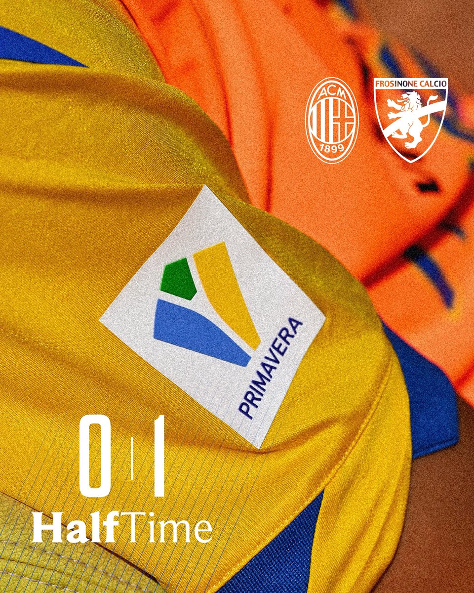 ⏸️ HALF TIME 

Milan - Frosinone 0-1 
⚽️ 23’ Colley