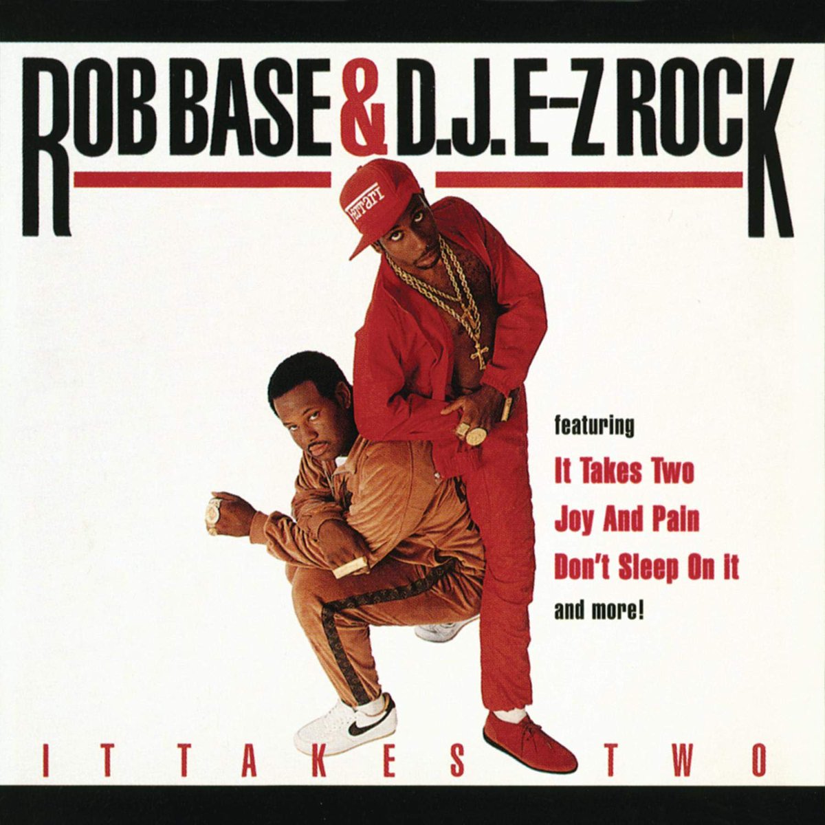 landofthe80s's tweet image. "It Takes Two", the debut album by hip hop duo Rob Base and DJ E-Z Rock was released today in 1988. The album featured their hit single "It Takes Two". #80s