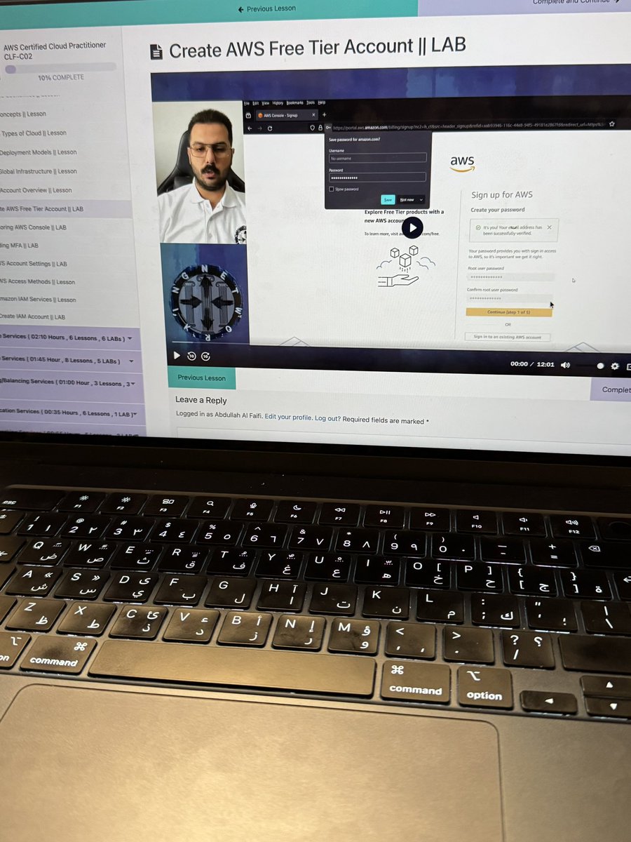 ia_p11's tweet photo. ونبدء خطة شهادة احترافية جديدة مع الشيخ سجاد غفوري 👨🏻‍💻

After a few days I will pass AWS Cloud exam ⏳ https://t.co/5U0Yu97kcb